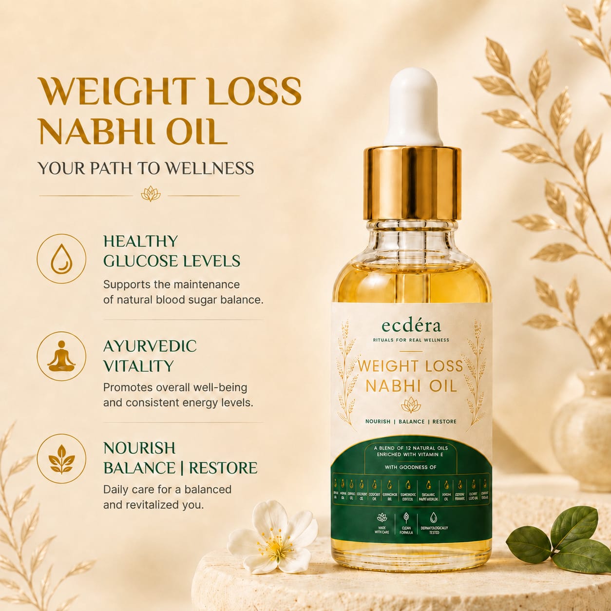 Weight Management and Body Detox Nabhi Oil
